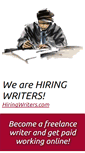 Mobile Screenshot of hiringwriters.com